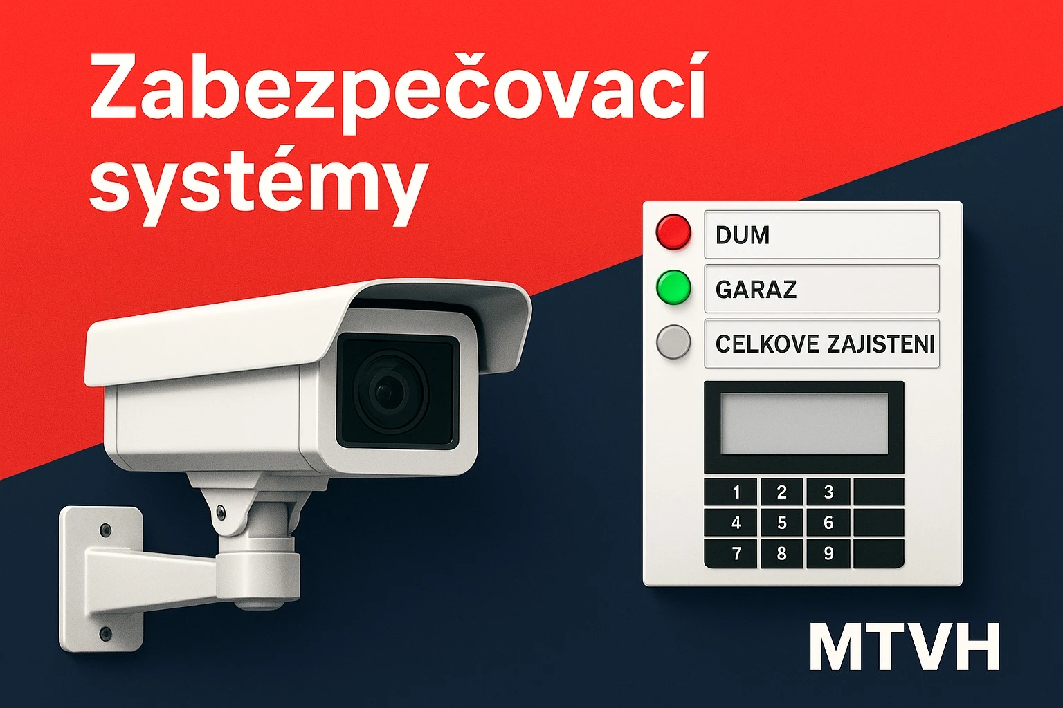 Technik instaluje kameru